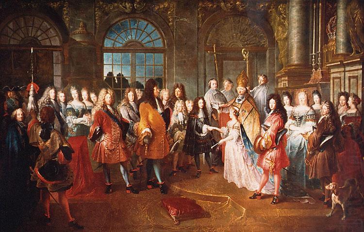 Marriage of Louis of France,, unknow artist